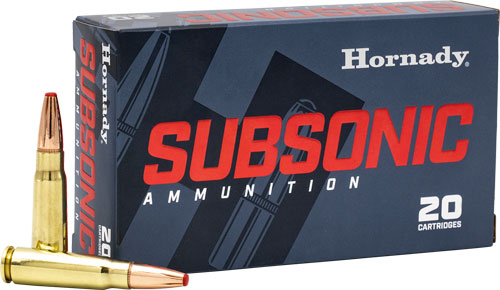 Hornady Subsonic 7.62x39mm 255 grain Sub X ammunition