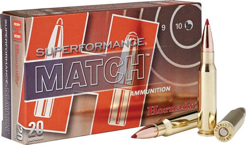 Hornady Superformance Match ELD Match Extremely Low Drag-Match 168 Grain .308 Win / 7.62x51mm 2840 fps