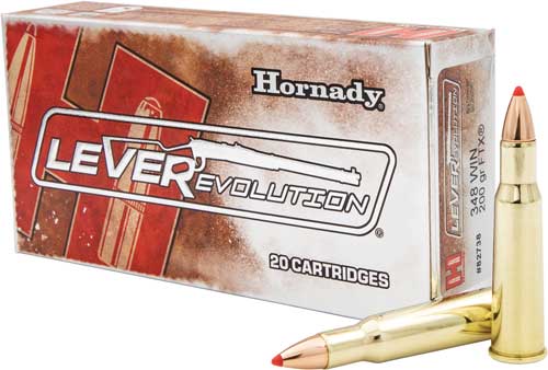 Hornady LEVERevolution .348 Winchester 200 grain Flex Tip eXpanding ammunition