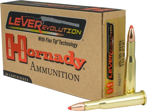 Hornady LEVERevolution .25-20 Winchester 110 grain Flex Tip eXpanding ammunition