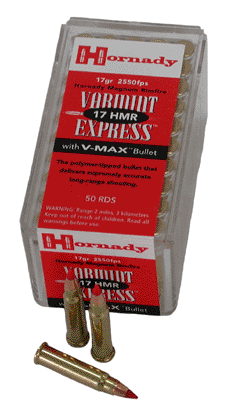 Hornady .17 HMR V-Max Rimfire Rifle Ammo