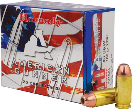 Hornady American Gunner Personal Defense Hornady XTP Hollow Point 180 Grain .40 S&W 950 fps