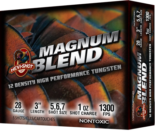 HEVI-Shot HS28567 HEVI-18 TSS Turkey 28 Gauge 3 1-1/4oz #5/6/7 1200 FPS.