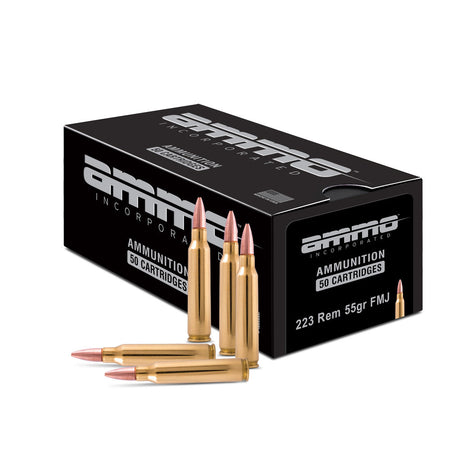 Ammo Inc Signature .223 Remington 55 grain Full Metal Jacket ammunition