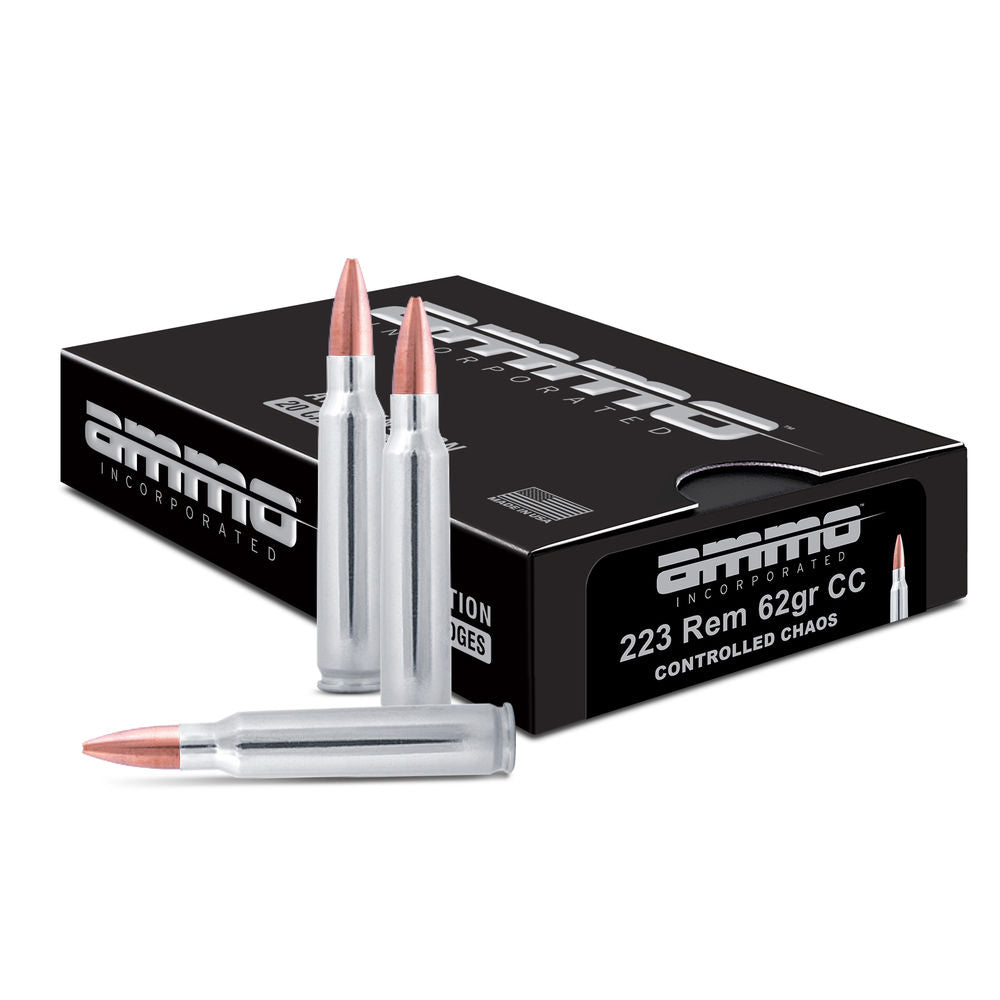 Ammo Inc Signature .223 Remington 60 grain Lehigh Controlled Chaos ammunition