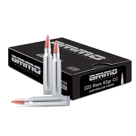 Ammo Inc Signature .223 Remington 60 grain Lehigh Controlled Chaos ammunition