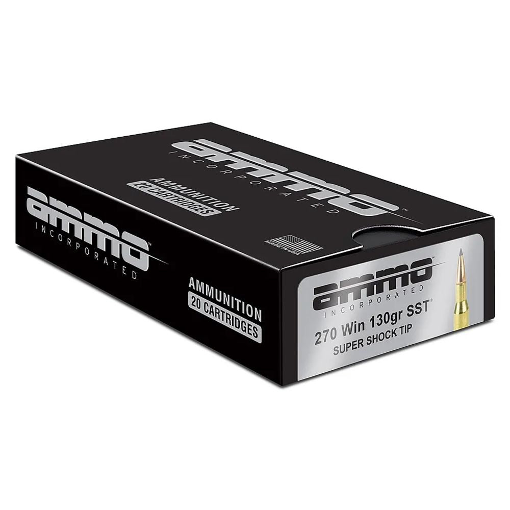 Ammo Inc Signature .270 Winchester 130 grain Super Shock Tip ammunition