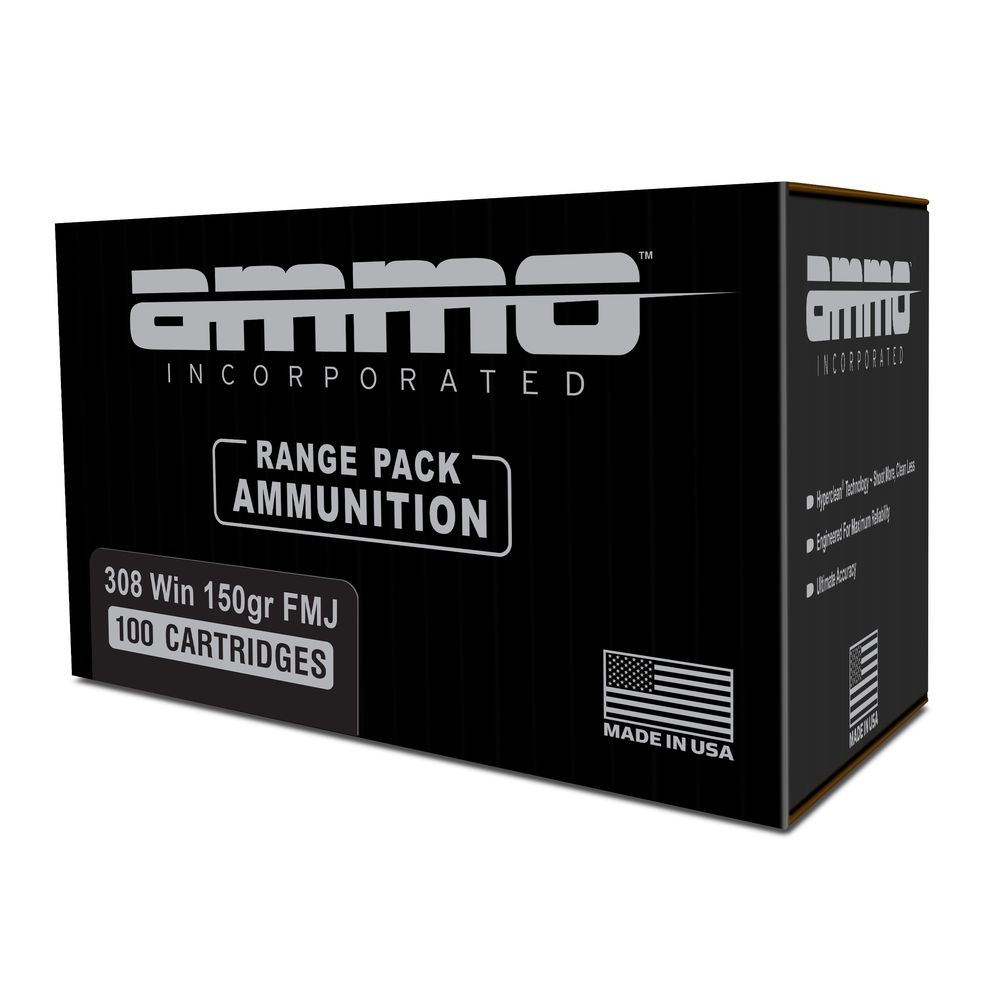 Ammo Inc Signature .308 Win / 7.62x51mm 150 grain Full Metal Jacket ammunition