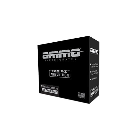 Ammo Inc Signature SS109 Range Pack 5.56x45mm NATO 62 grain Full Metal Jacket ammunition