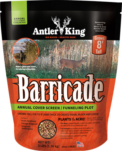Antler King Barricade 3lb Annual Cover Screen Food Plot Seed
