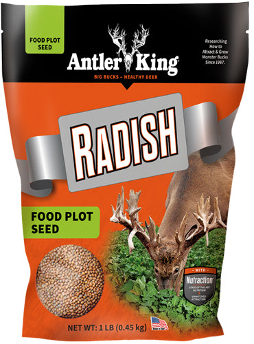 Antler King Annual Radish Seed 1lb Food Plot Bag