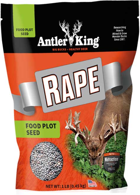 Antler King Annual Rape 1lb Food Plot Seed Bag 1/4 Acre