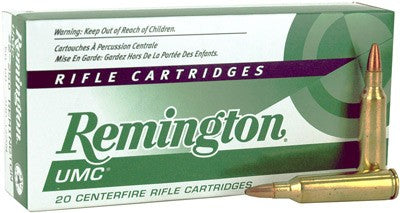 Remington UMC Jacketed Hollow Point 50 Grain .22-250 Remington 3820 fps