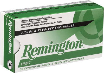 Remington UMC .25 ACP 50 grain Full Metal Jacket ammunition