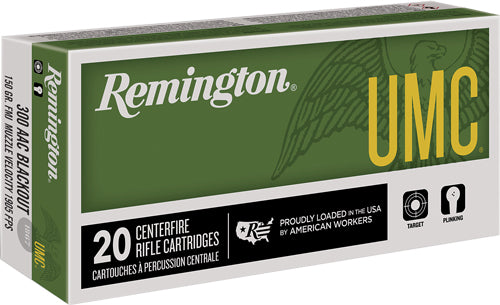 Remington UMC Full Metal Jacket 150 Grain .300 AAC Blackout 1905 fps
