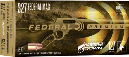 Federal Premium HammerDown .327 Federal Mag 127 grain Bonded Hollow Point ammunition
