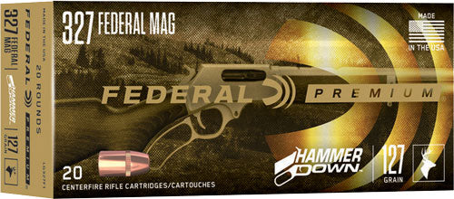 Federal Premium HammerDown .327 Federal Mag 127 grain Bonded Hollow Point ammunition