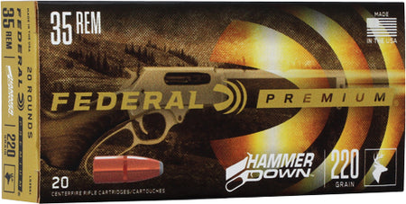 Federal Premium HammerDown .35 Remington 220 grain Bonded Hollow Point ammunition