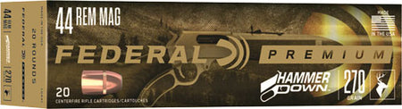Federal Premium Hammer Down .44 Magnum 270 grain Bonded Soft Point ammunition