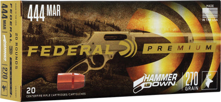 Federal Premium HammerDown .444 Marlin 270 grain Bonded Hollow Point ammunition