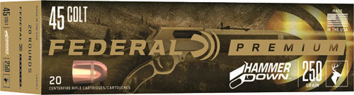Federal Premium Hammer Down .45 Long Colt 250 grain Bonded Hollow Point ammunition
