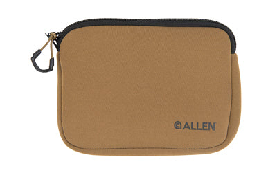 Allen Company Neoprene Compact Handgun Pouch, Flat Dark Earth, Mag Loop, Lockable 3636