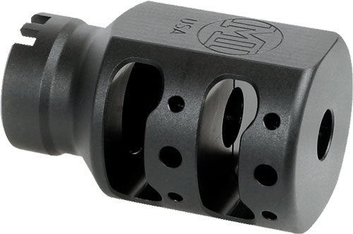 Midwest Industries Alpha Tank Muzzle Brake 9mm 1/2-28 Black Nitride