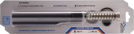 6 Position Carbine Length Mil Spec Buffer Tube Kit Black