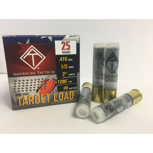 ATI Target Load Shotgun Ammo .410 Bore 2.5 in 1/2 oz #9