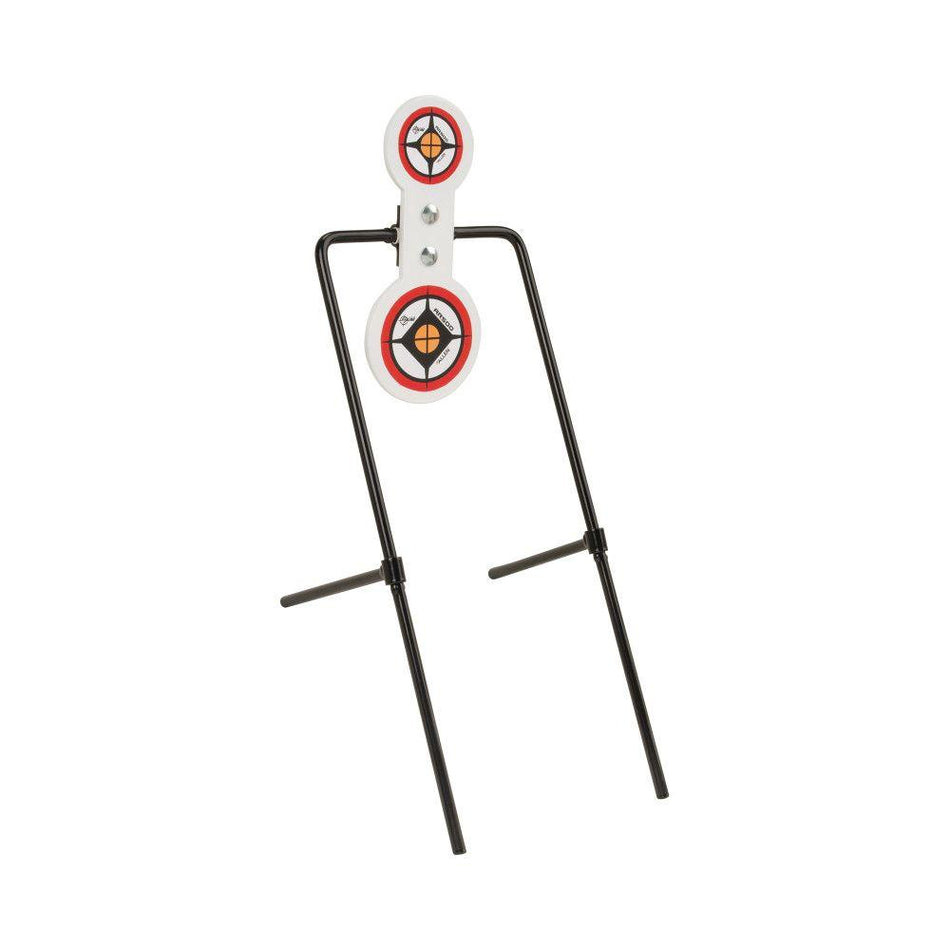 Allen EZ-Aim AR500 Armor Plate Round Spinner Target and Stand 7.45"W x 21.5"H for Pistols