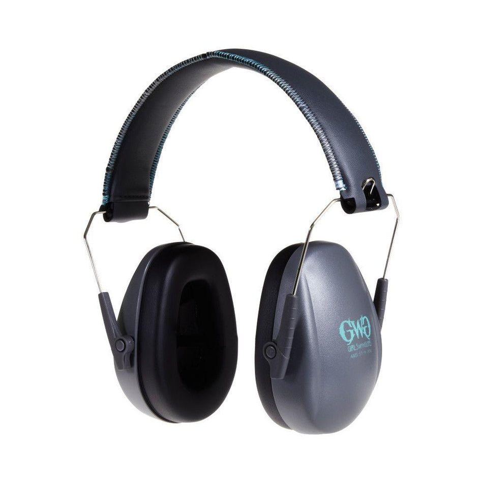 Allen Girls With Guns Assure Hearing Protection Earmuffs NRR 23dB Gray/Teal/Black