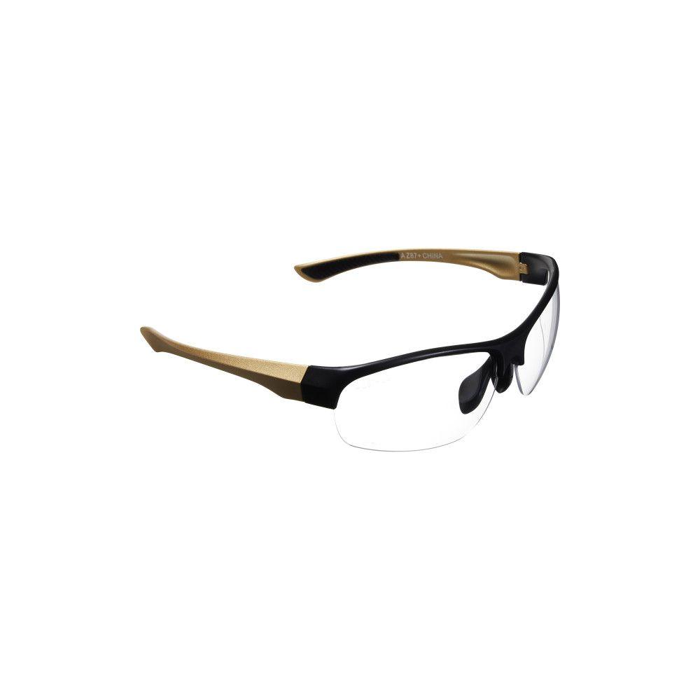 Girls With Guns Devotee Shooting Safety Glasses Clear Lens Gold/Brown Anti-Scratch/Fog/UV Coated