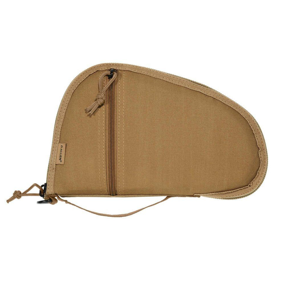 Allen Torrey Handgun Soft Case 10-1/2" Coyote Interior Muzzle Pocket Lockable