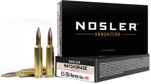 Nosler Match Grade Custom Competition Hollow Point Boat Tail 140 Grain 6.5-284 Norma 2750 fps