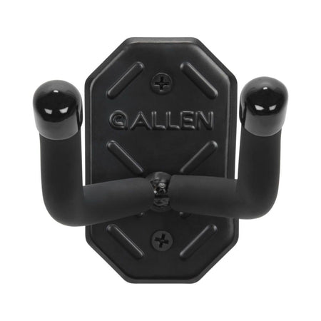 Allen Defender Handgun Wall Storage Double Hooks with Metal Mount Black