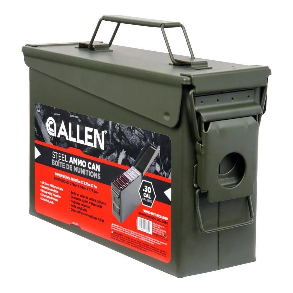 Allen Steel .30 Caliber Ammo Storage Can OD Green