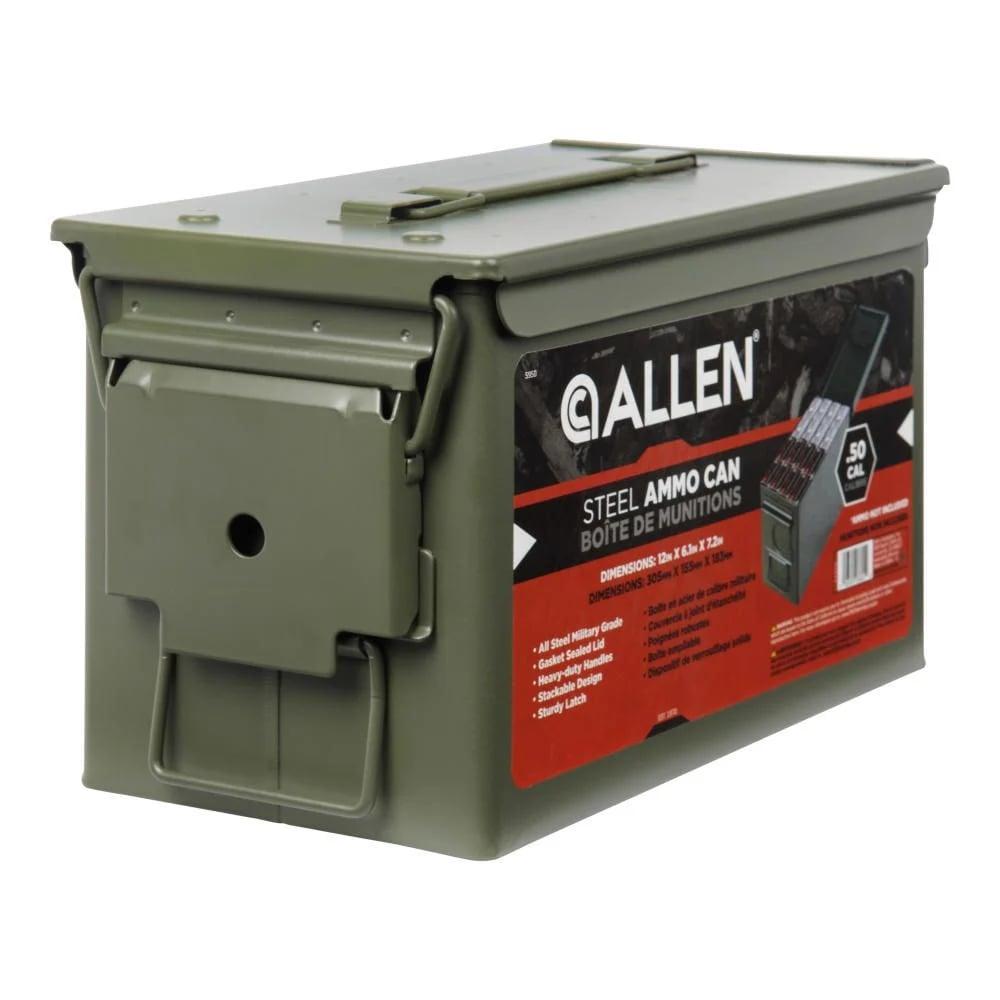 Allen Steel Ammunition Can .50 Cal Waterproof OD Green
