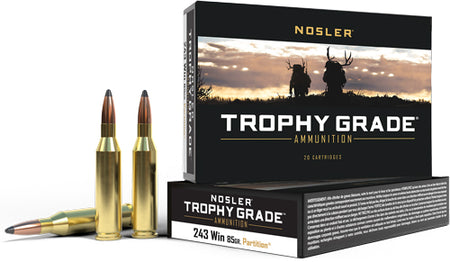 Nosler Trophy Grade Nosler Spitzer Partition 85 Grain .243 Winchester 3225 fps