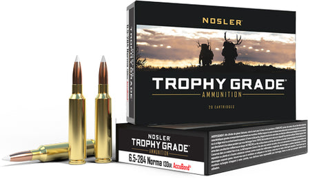 Nosler Trophy Grade Nosler AccuBond 130 Grain 6.5-284 Norma 2900 fps