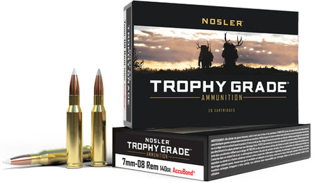 Nosler Trophy Grade Nosler AccuBond 140 Grain 7mm-08 Remington 2825 fps