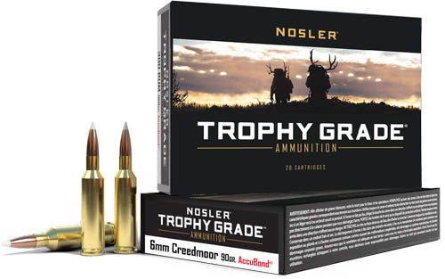 Nosler Trophy Grade AccuBond  Polymer Tip 90 Grain 6mm Creedmoor
