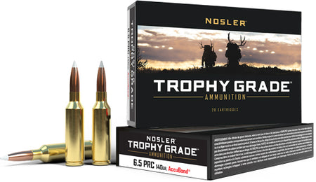 Nosler Trophy Grade Nosler AccuBond 140 Grain 6.5 PRC 2900 fps