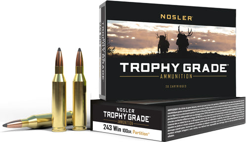 Nosler Trophy Grade Partition Polymer Tip 100 Grain .243 Winchester