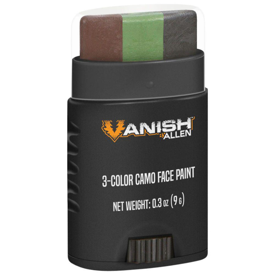 Allen Vanish Three-Color Camo Face Paint Push-Up Stick