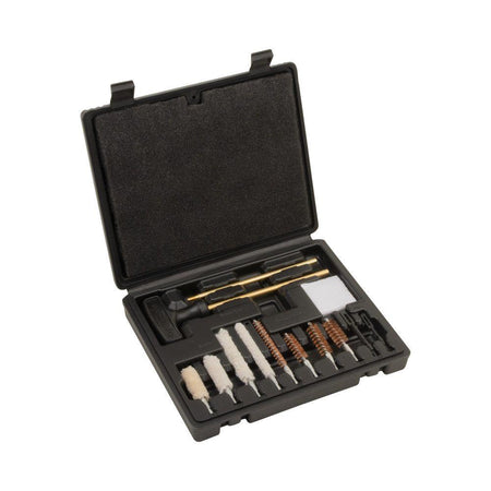 Allen Krome Handgun Cleaning Kit 14-Pc Set .22 to .45 Cal Portable Black