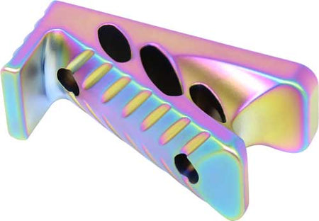 Guntec AR15 Angled Micro Grip Rainbow PVD Coated