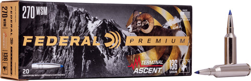 Federal Premium .270 WSM 136 grain Terminal Ascent ammunition