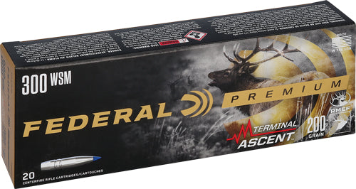 Federal Premium .300 WSM 200 grain Terminal Ascent ammunition