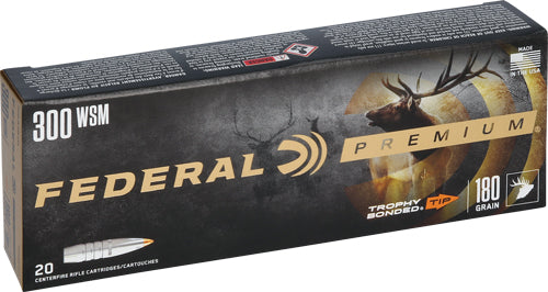 Federal Vital-Shok Trophy Bonded .300 WSM 180 grain Polymer Tip ammunition