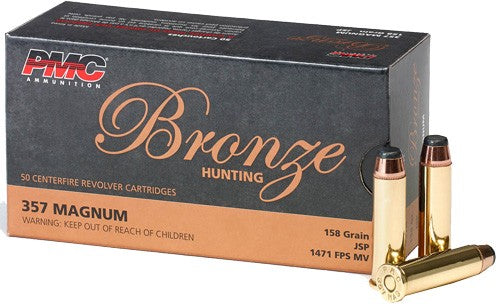 PMC Bronze 357 Magnum Ammo 158 Grain JSP - 50ct